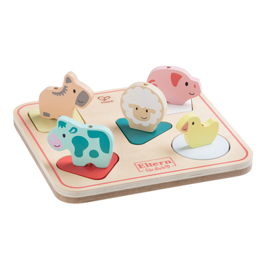 Hape Puzzle cris d'animaux Tom bois E8536B