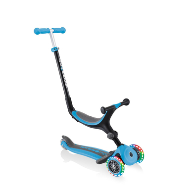 Image of GLOBBER Monopattino e bici senza pedali 2 in 1, azzurro - con ruote illuminate