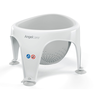 Levně Angel care ® Koupací kruh Light šedý pro děti od 6 do 12 měsíců