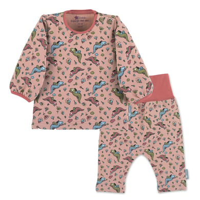 Levně Sterntaler Set košile s dlouhým rukávem a kalhoty růžové