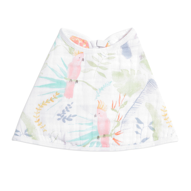 aden+anais™ essentials Bavoir enfant burpy bip coton mousseline tropicalia