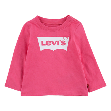 Levně Dětské tričko Levi's® s dlouhým rukávem růžové