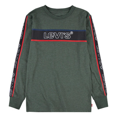 Levi's® Kids långärmad skjorta grön