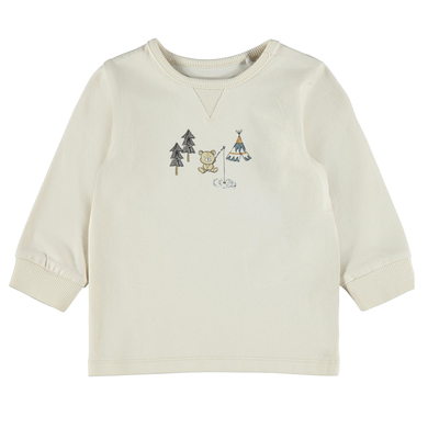 name it chemise à manches longues Nbmlukas White casquette gris