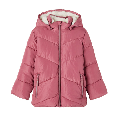 name it Veste enfant polaire piquée Nmfmake Deco Rose
