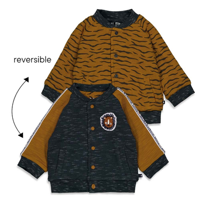 Feetje Veste enfant réversible King of Cool mélange bleu marine