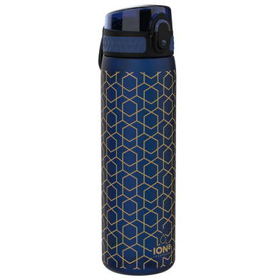 ion8 Trinkflasche auslaufsicher, schlank, geometrisch, 500 ml