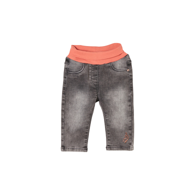 s. Olive r Jeans gris en denim étiré