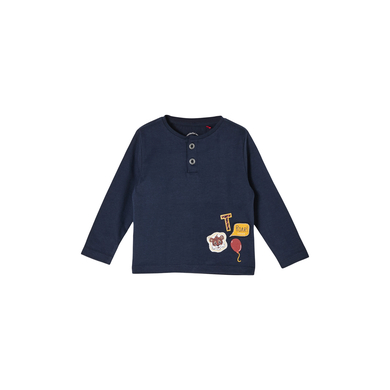 s. Olive r Chemise à manches longues bleue