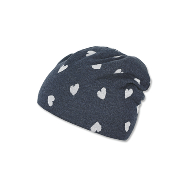 Sterntaler Slouch Beanie azul melange