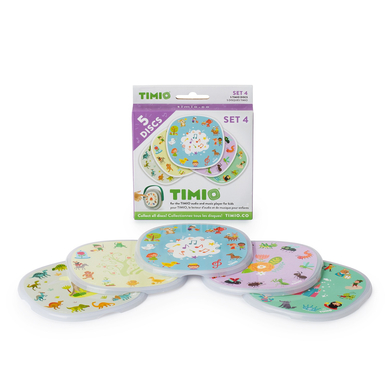 TIMIO Disques audio lot de 5 kit 4