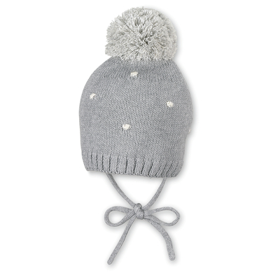 Sterntaler bonnet tricoté argenté mélangé