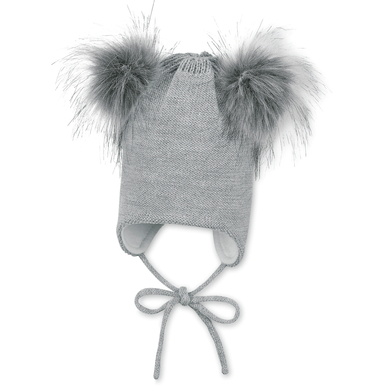 Sterntaler bonnet tricoté argenté mélangé