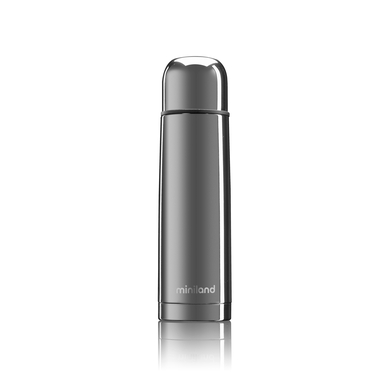 miniland Bouteille thermos Thermy deluxe silver avec effet chrome 500 ml