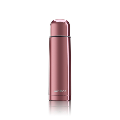 Miniland 89405, Thermos Per Liquidi Con Effetto Cromato Rose - 500Ml-image