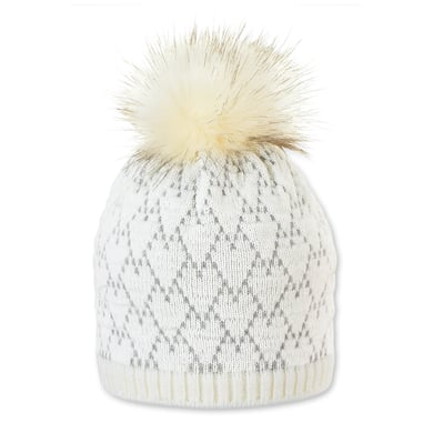 Sterntaler bonnet tricoté écru