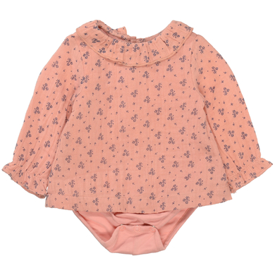 STACCATO Blouse+corps doux à motifs roses