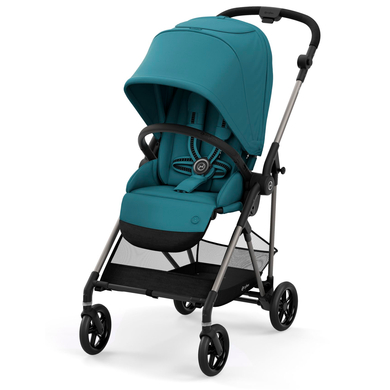 cybex GOLD Poussette compacte Melio Taupe Black River Blue