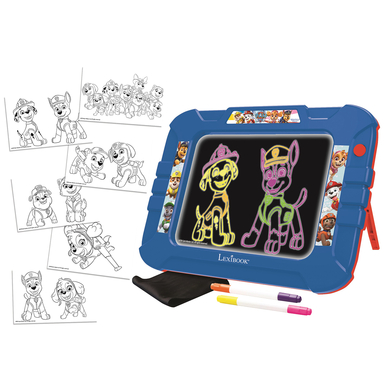 LEXIBOOK Beleuchtete Paw Patrol Neonzeichentafel mit Zubehör CRNEOPA