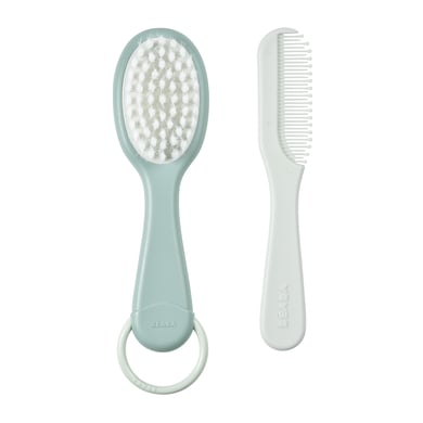 BEABA® Baby-Haarbürste und Kamm Grünblau 920366