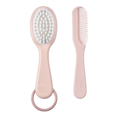 BEABA® Baby-Haarbürste und Kamm Altrosa 920367