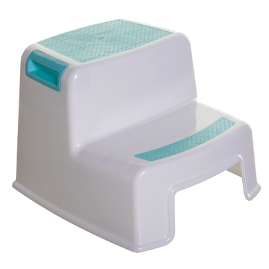 Dreambaby® Tritthocker mit Stufen in weiß/aqua G685