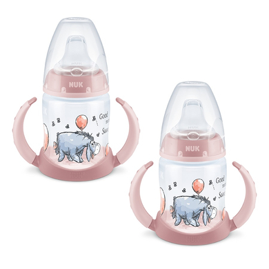 NUK Bottiglia First Choice Disney Winnie the Pooh in rosa, 2 pezzi
