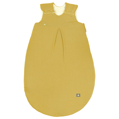 odenwälder Muslin Sleeping Bag quiltad senap