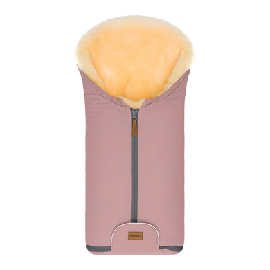 fillikid Saco cubrepies invierno para silla portabebés piel cordero Pamir Old pink
