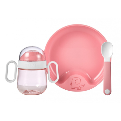 MEPAL Kit vaisselle enfant mio PP 3 pièces Deep Pink