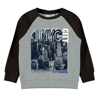 name it Sweatshirt Nmmvildar Gris mélangé