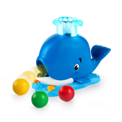 Bright Starts Jouet d'éveil baleine Silly Spout Popper
