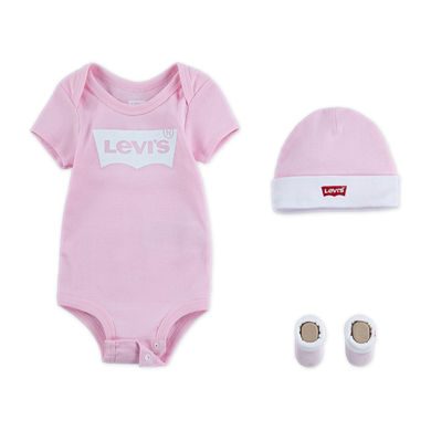Levi's® Kids Body enfant bonnet chaussettes rose 3 pièces