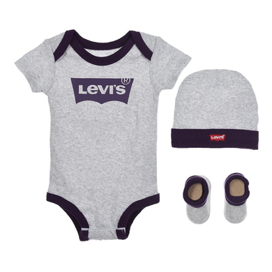 Levi's® Kids Body enfant bonnet chaussettes gris 3 pièces