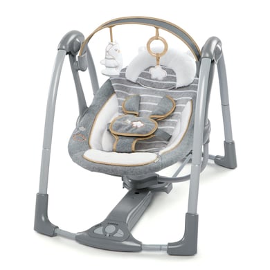 Ingenuity Transat balancelle bébé portable Swing 'n Go Bella Teddy