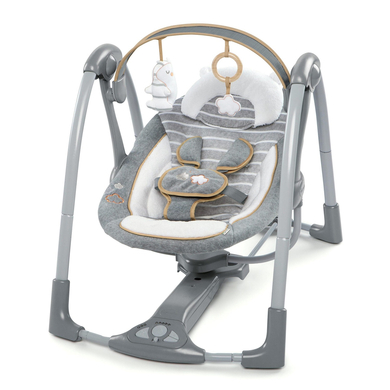 Ingenuity Transat balancelle bébé portable Swing 'n Go Bella Teddy