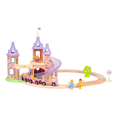 BRIO® Circuit de train château enchanté Disney Princess bois 33312