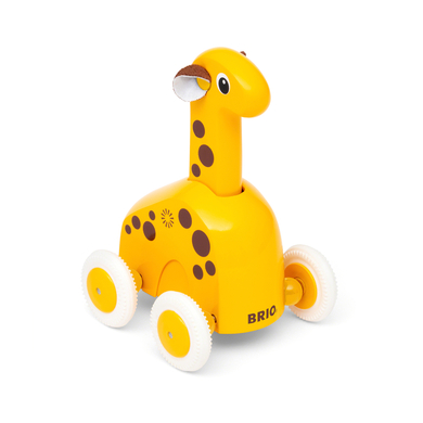 BRIO® Jouet à rétrofriction Push and Go girafe 30229