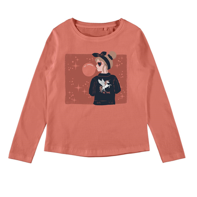 name it Chemise à manches longues Nmfveen Crabe apple