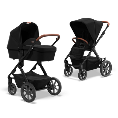 MOON Poussette duo combinée 2en1 N°ONE 2.0 Black collection 2022