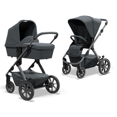 MOON Poussette duo combinée 2en1 N°ONE 2.0 anthracite collection 2022