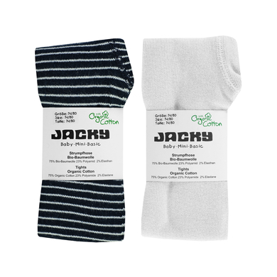 JACKY Collants 2-pack marine /ringel