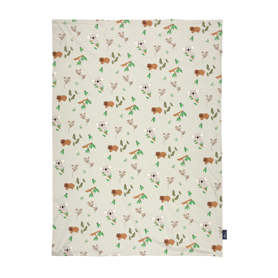 Alvi® Plaid enfant coton bio Koalas World 75x100 cm