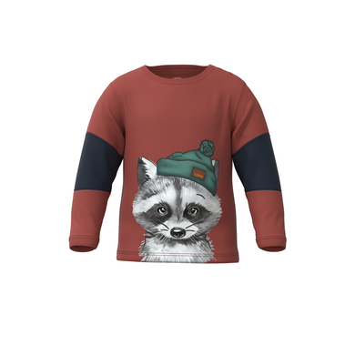 s. Olive r Chemise à manches longues rouge foncé