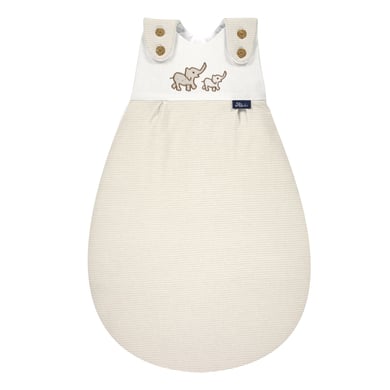 Alvi ® Saco de dormir bebé exterior Baby-Mäxchen® Cotton Olifant