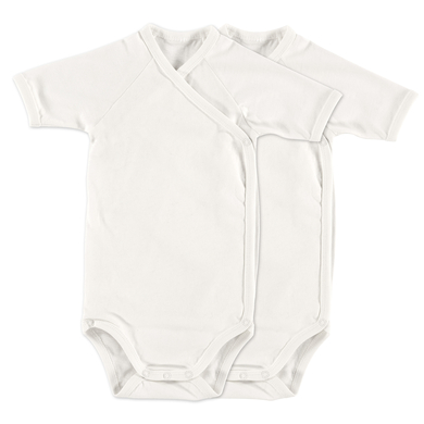 Alvi® Body enfant manches courtes blanc blanc lot de 2