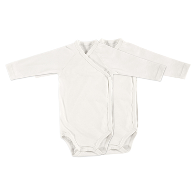 Alvi® Body enfant manches longues blanc blanc lot de 2