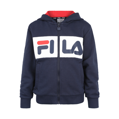 Fila Veste à capuche pour enfants Franklin black iris - b right white