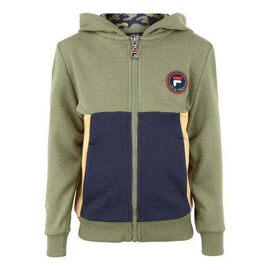 Image of Fila Kids Giacca con cappuccio Logan, verde oliva059