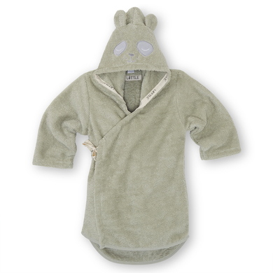 LITTLE Peignoir de bain enfant panda tea green